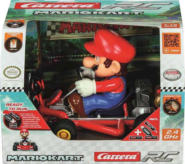 Imagen de Coche radio control Mario Kart escala 1:18 2.4Ghz ,bateria y cargador