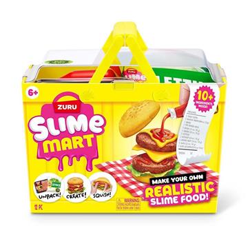 Imagen de Cesta de la compra Slime Mart con Comida, crea, personaliza y aplasta tu comida ¡Parecen reales!18,2X24,5X14,5cm