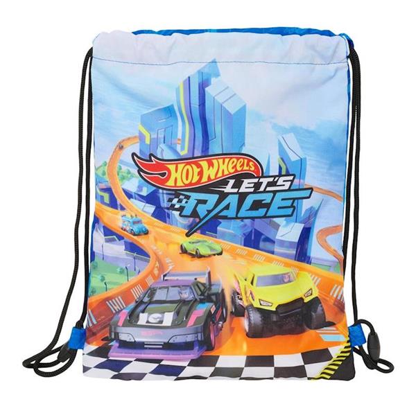 Imagen de Saco Plano Junior Hot Wheels "Let'S Race" 26X34X1Cm