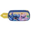 Imagen de Estuche Portatodo Doble 3D Lilo y Stitch Ocean 22 x8 x9,5 cm