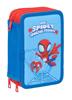 Imagen de Plumier Triple 37 Pcs Spidey 12,5X19,5X5,5Cm