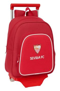 Imagen de Mochila con Carro Resiste Agua Sevilla Fc 28x34x10 Cm
