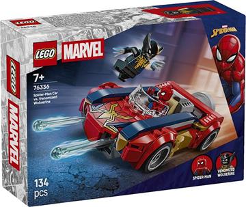 Imagen de Juego de construccion Coche De Spider-Man Vs. Lobezno Venomizado Lego Super Heroes Marvel