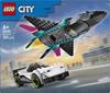 Imagen de Juego de construccion Jet Vs. Coche Lego City