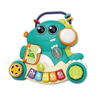 Imagen de Órgano musical Dinosaurio con actividades 2 en 1, con luces y sonidos 22x6x21cm