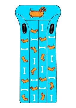 Imagen de Colchoneta Perro Salchicha con asas 189Cm.