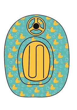 Imagen de Barca Patito Con Volante 90Cm.