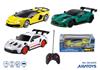 Imagen de Coche radio control Lamborghini Aventador SVJ Roadster, Porsche 911 RS GT3, Aston Martin Vantage GT3, neumáticos de goma, con luces - Modelos surtidos