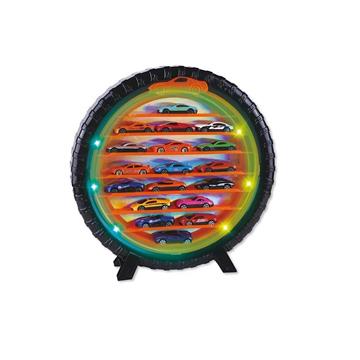 Imagen de Rueda portacoches, se puede colgar en la pared, con luces y sonidos 37x5'5x37cm (coches no incluidos)