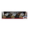 Imagen de Set 3 vehiculos escala 1:32 Dlorean Regreso al Futuro especial 40 aniversario.