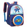 Imagen de Super Mario Mochila. Bolsillo Fontal Redondo. Interior Totalmente Forrado Y Personalizado.