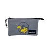 Imagen de Estuche Pokemon Pikachu Triple. Interior Totalmente Forrado Y Personalizado 40 X 30 X 15 CM.