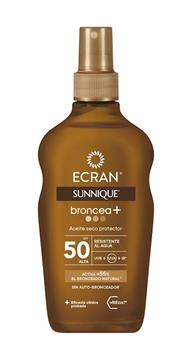 Imagen de Aceite Protector Ecran Sunnique Broncea F50 200 ml