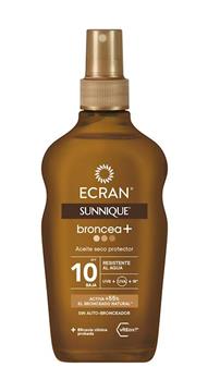 Imagen de Aceite Protector Ecran Sunnique Broncea  F10 200 ml