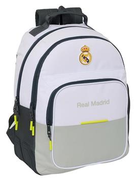 Imagen de Mochila Doble Adapt.Carro Real Madrid Equip. 25/26 32x42x15 Cm