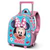 Imagen de Mochila 3D con Ruedas Pequeña Minnie Mouse Happiness 26 x13 x34 cm