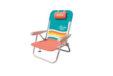 Imagen de Silla Playa Aluminio Plegable Con Cojin 50X60X85Cm