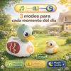 Imagen de Mamá pato y patito, canciones alegres y de cuna, aprende el alfabeto, letras y palabras, volumen ajustable, con sonidos, mamá pata y patito
