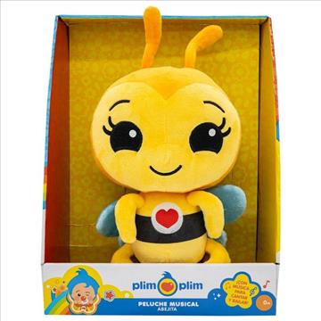 Imagen de Peluche Musical Dx Abejita 30 cm. Con la canción de "abejita chiquitita"