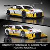 Imagen de Coche Hot Wheels Collector Elite Audi R8 LMS para construir y personalizar 820 piezas