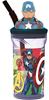 Imagen de Vaso Figurita 3D Avengers Seven Wonders Captain America 360 Ml 