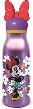 Imagen de Botella Aluminio Con Figurita 3D Minnie 690 ml.