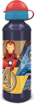 Imagen de Botella Aluminio Alta  Avengers Seven Wonders 530 Ml