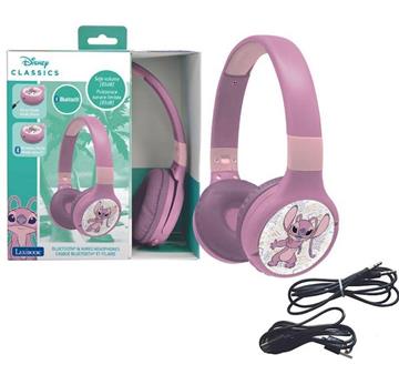 Imagen de Auriculares Stitch plegables 2 en 1 Bluetooth con cable 