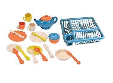 Imagen de Menaje de cocina con escurridor, 20 piezas 29'5x27'8x6'9cm