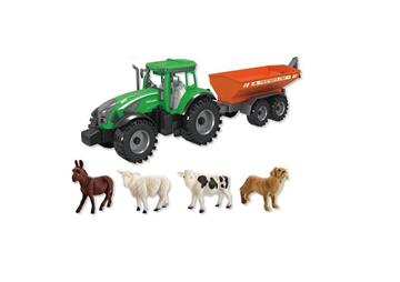 Imagen de Tractor con figuras de animales 10'5x44x11'5cm