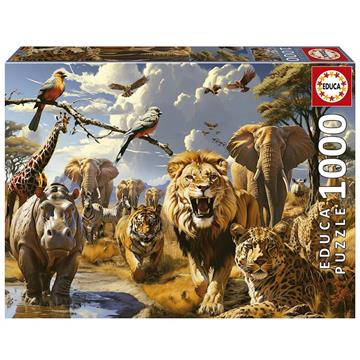 Imagen de Puzzle 1000 piezas Animales Salvajes
