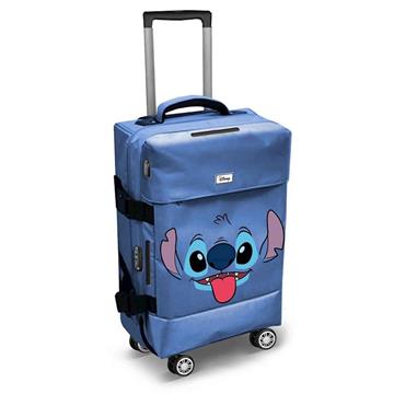 Imagen de Maleta de Cabina 4 Ruedas Lilo y Stitch Face 35 x20 x55 cm