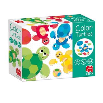 Imagen de Juego Goula Color Turtles. Completa la tortuga añadiendo el color correspondiente!!