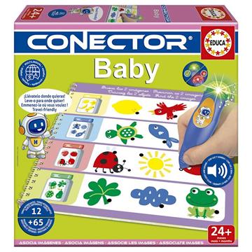 Imagen de Juego Conector Baby. Incluye 6 laminas 12 temáticas. Lápiz con luz y sonidos