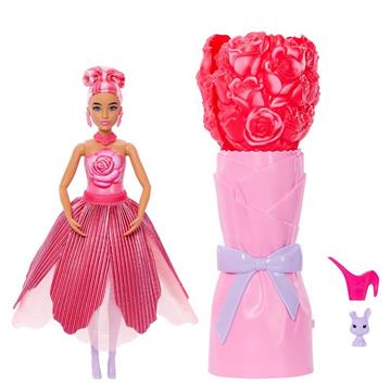 Imagen de Muñeca Barbie Petal Pop Rosa Roja 32x12x12 cm