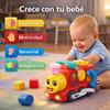 Imagen de Tren teléfono actividades infantiles 3 en 1, tren, teléfono y cubo actividades, con sonidos 13x26x11cm