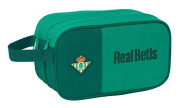 Imagen de Neceser 2 Cremalleras Adapt.Carro Res Ag Real Betis Balompie 26x15x12,5 Cm