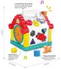 Imagen de Casa bloques y actividades infantiles con luces y sonidos 23x22x22cm