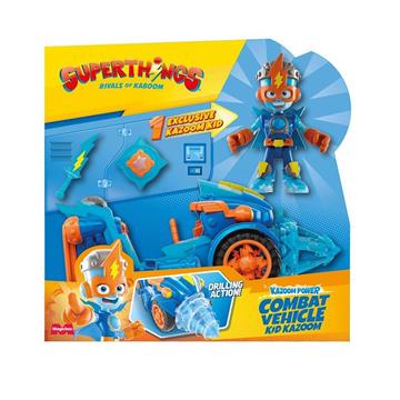 Imagen de Figura Superthings Kazoom Power Combat Vehiculo Kid Kazoom 20,5x20x9,3 cm