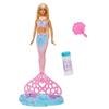 Imagen de Muñeca Sirena Barbie Fantasía Pompas De Jabón 32x25x6 cm