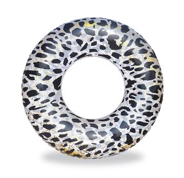 Imagen de Flotador Rueda Leopard Purpurina 119Cm.