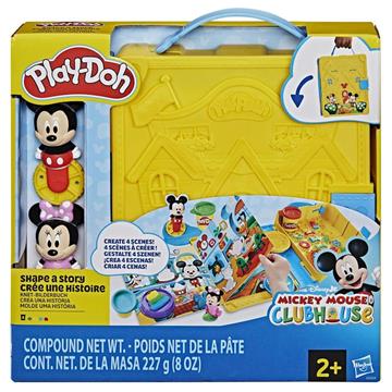 Imagen de Maletin Play Doh Crea Una Historia Disney Junior. Con Accesorios y 4 Botes.
