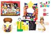 Imagen de Marionetas  Blancanieves set 4 piezas 44X60Cm