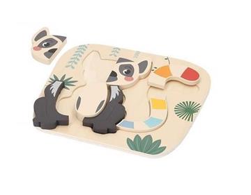 Imagen de Puzzle de Madera Animales Jungla 22x20 cm - Modelos surtidos