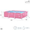 Imagen de PISCINA SMALL FRAME FAMILIAR ROSA 220X150X60CM - 166