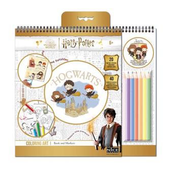 Imagen de Libro de Colorear Harry Potter con Actividades