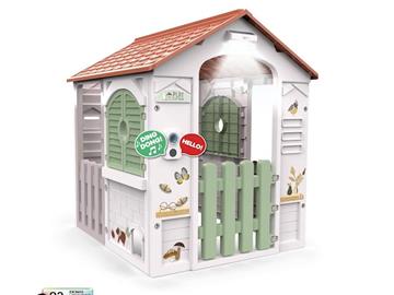 Imagen de Casa Play Cottage con Luz y Sonido.Ventanas abatibles y buzón para cartas.84x103x104 cm