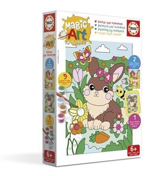 Imagen de Juego Magic Art Number Mascotas. Aprende la concentracion y cordinacion mientas te diviertes pintando.