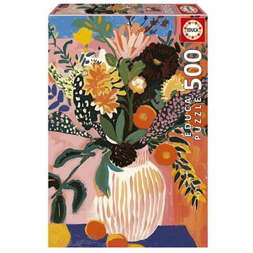 Imagen de Puzzle Educa 500 piezas Flor Boho