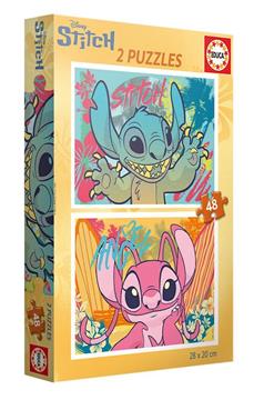 Imagen de Puzzle Educa 2 X 48 piezas Stitch